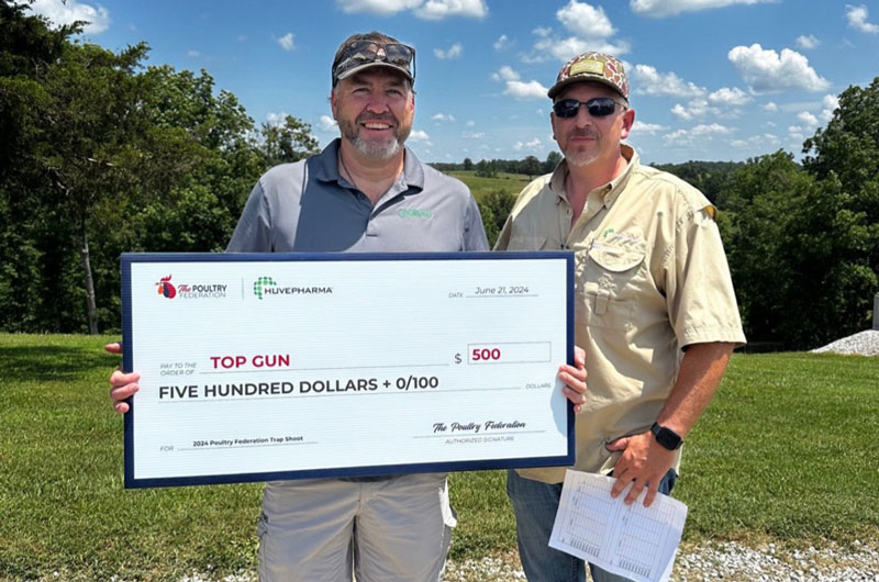2024 Poultry Festival Trap Shoot Tournament Top Gun Winner