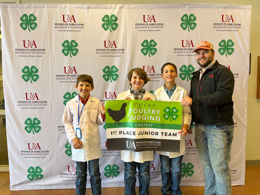 Arkansas 4 H Poultry Judging State Contest Junior Team