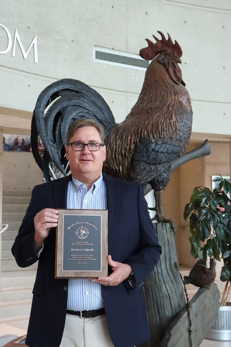 David Caldwell PoultryAssociationFellow