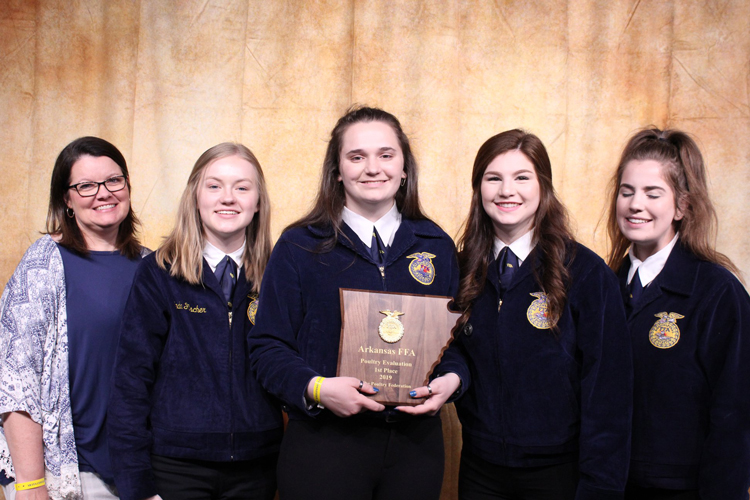 Poultry State Champion Team Springdale HarBer 2