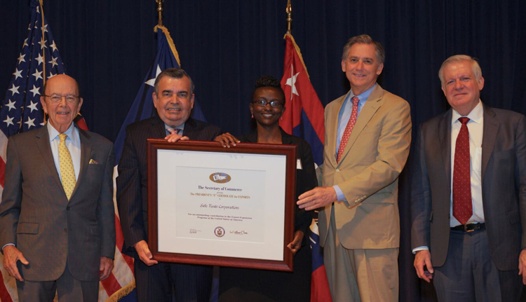 Safe Foods Receives Presidential "E" Award for Exports